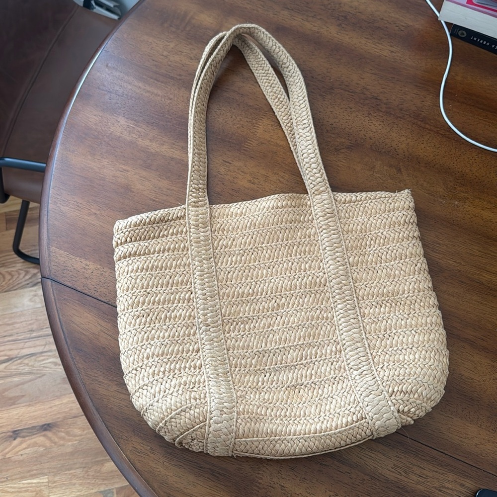 Draper James straw purse/bag